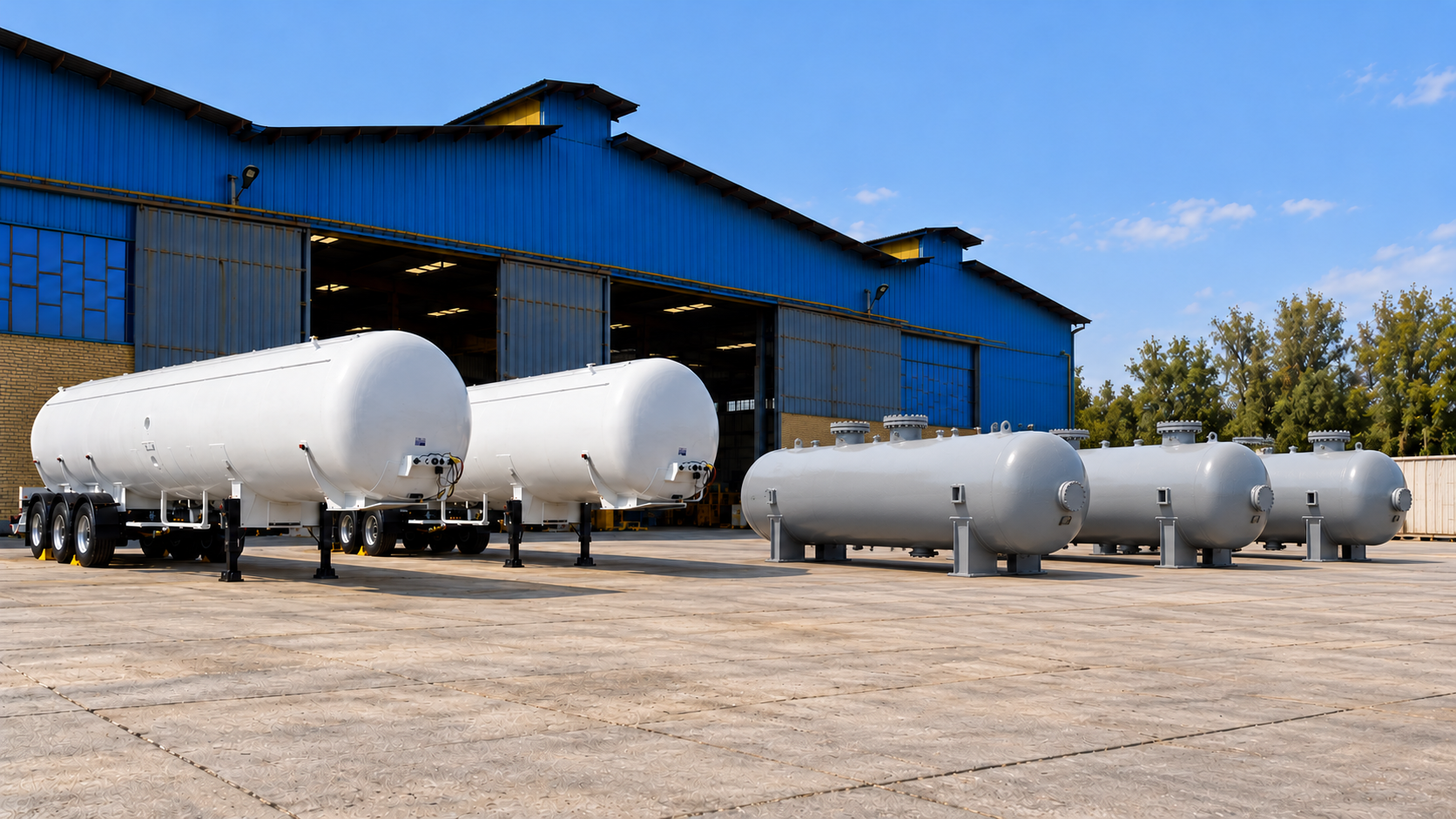 Stationary and transportation LPG tanks manufactured by ASE SANAT